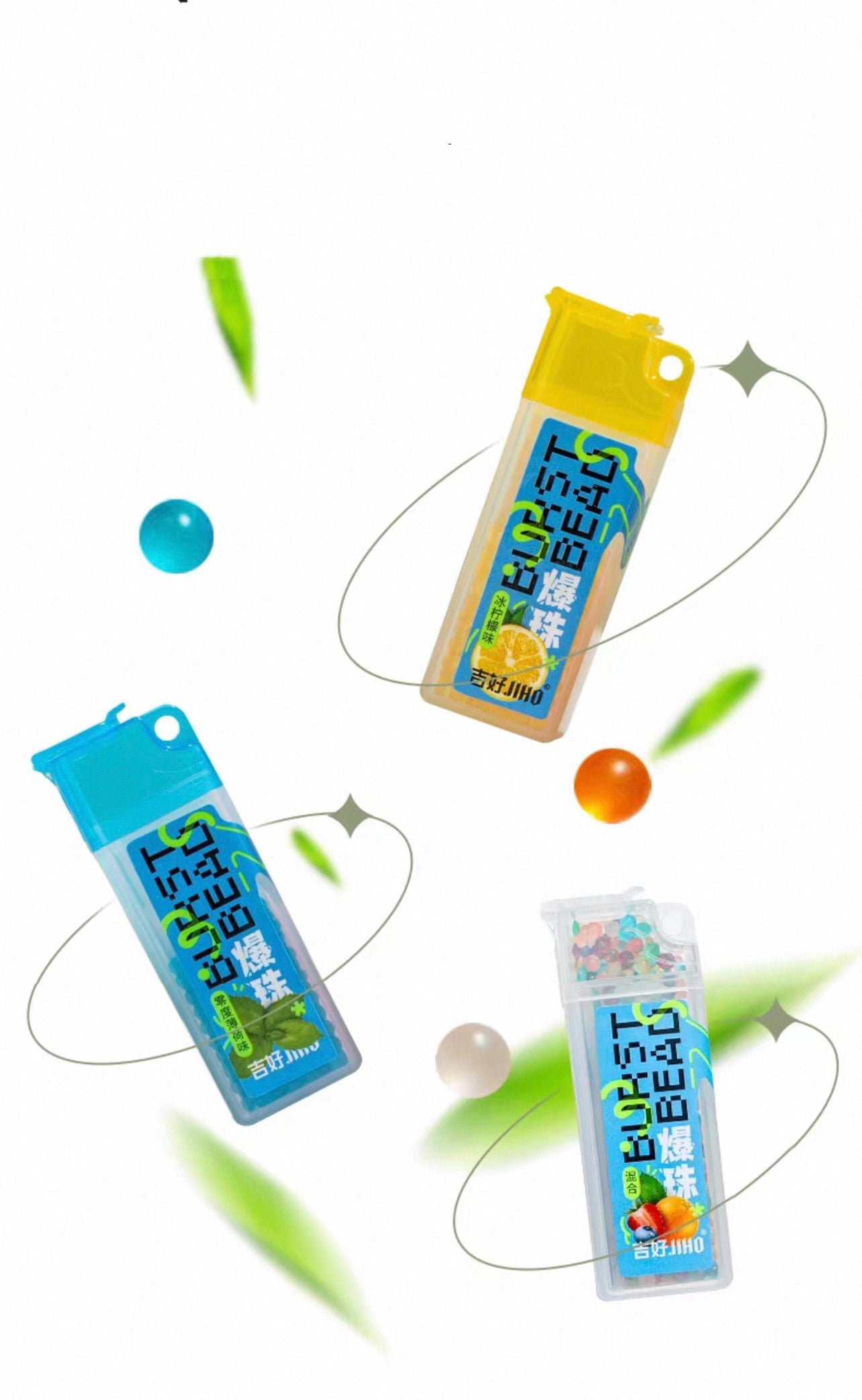 Flavour click beads
