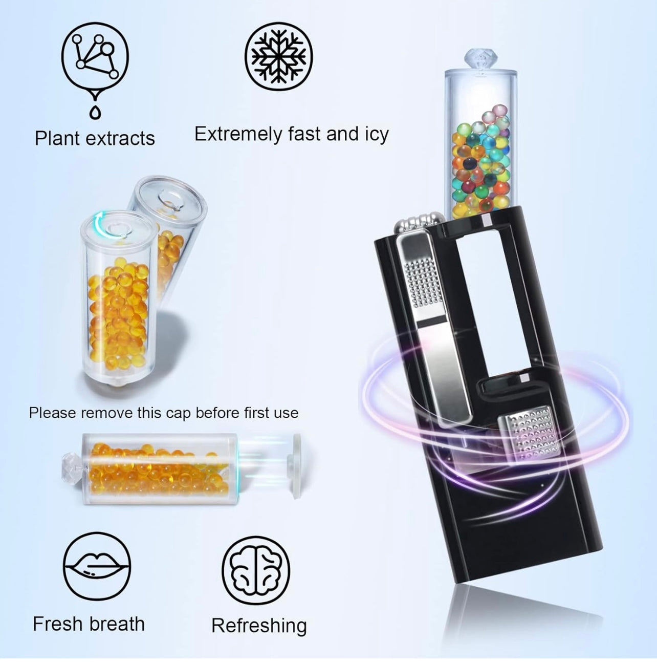 Cigarette flavour click machine
