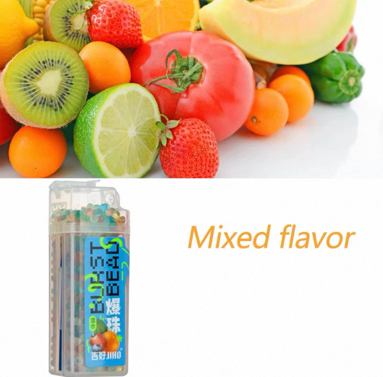 Flavour click beads